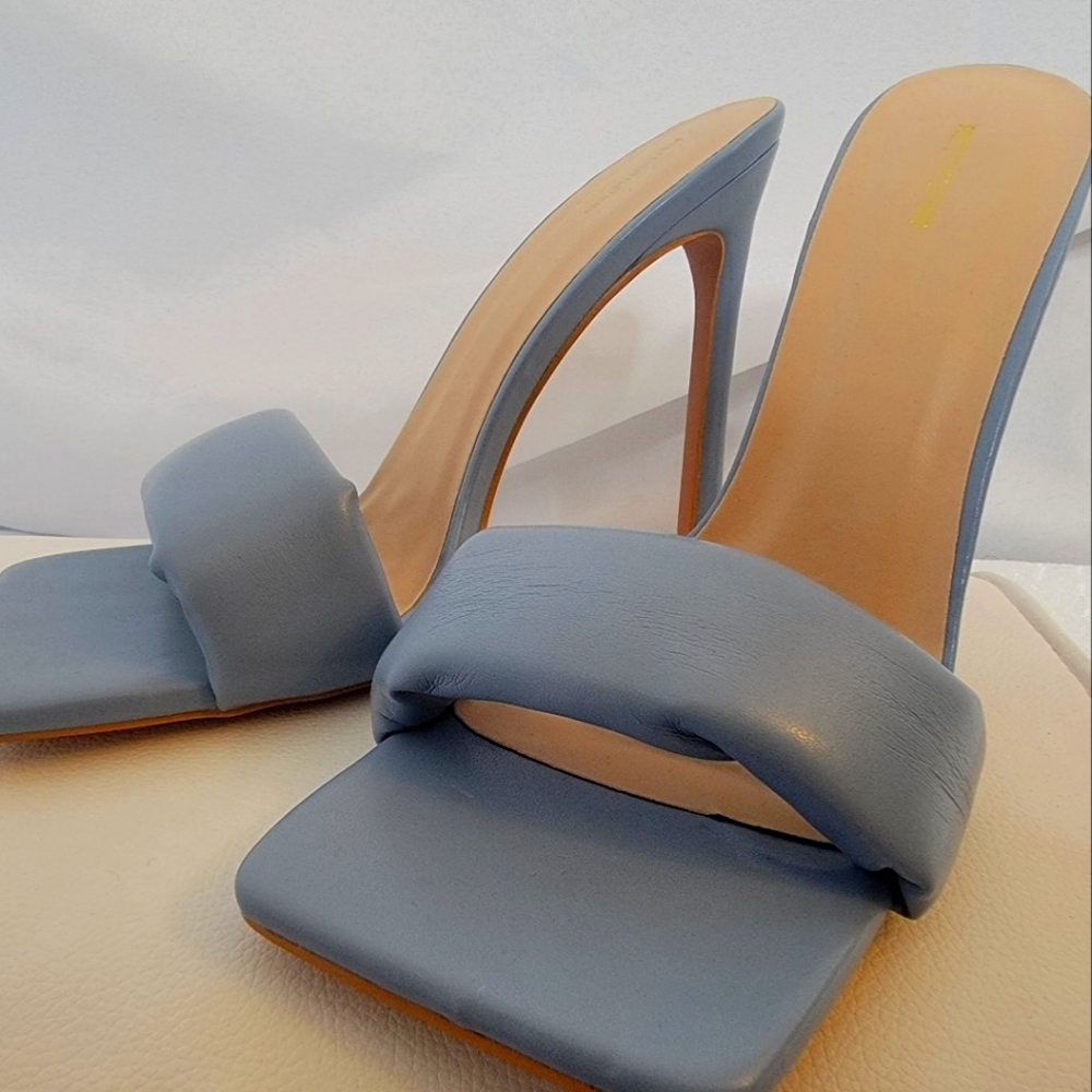 Baby blue heels